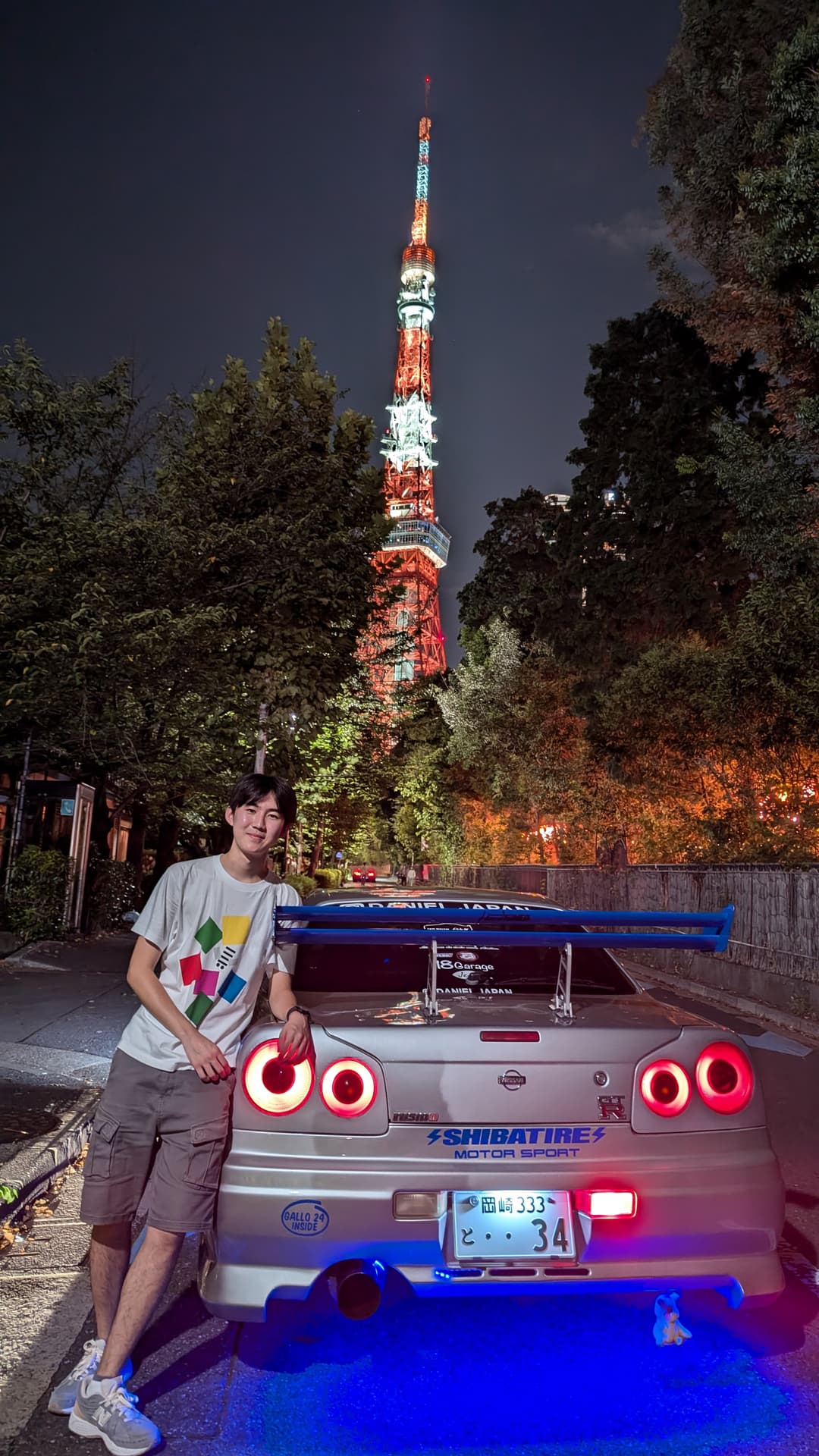 Joining the real life Tokyo Drift night life with an R-34 Skyline.