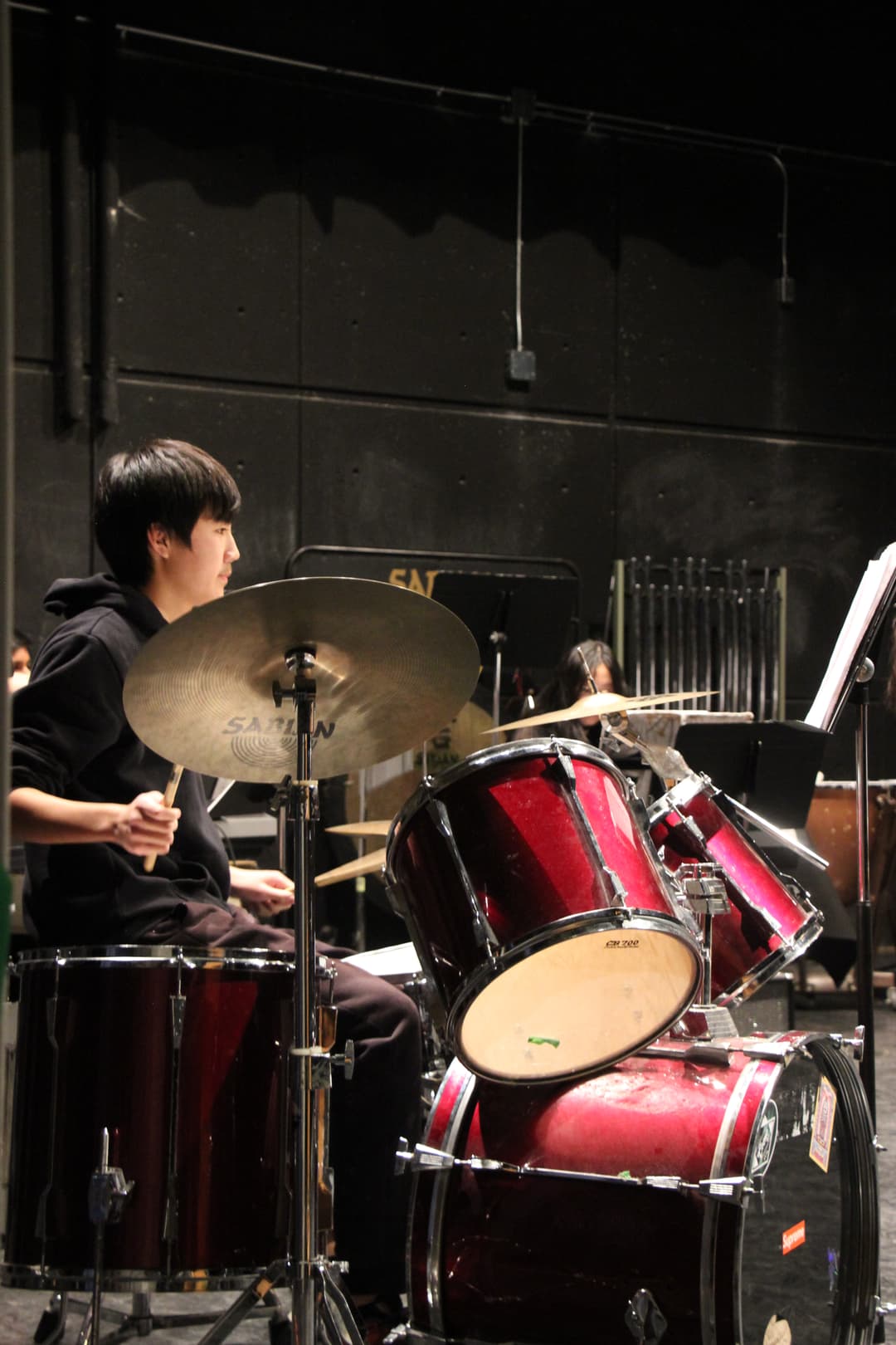 love music, I play the drums and usually like jamming out to Pop, Rock, and Jazz